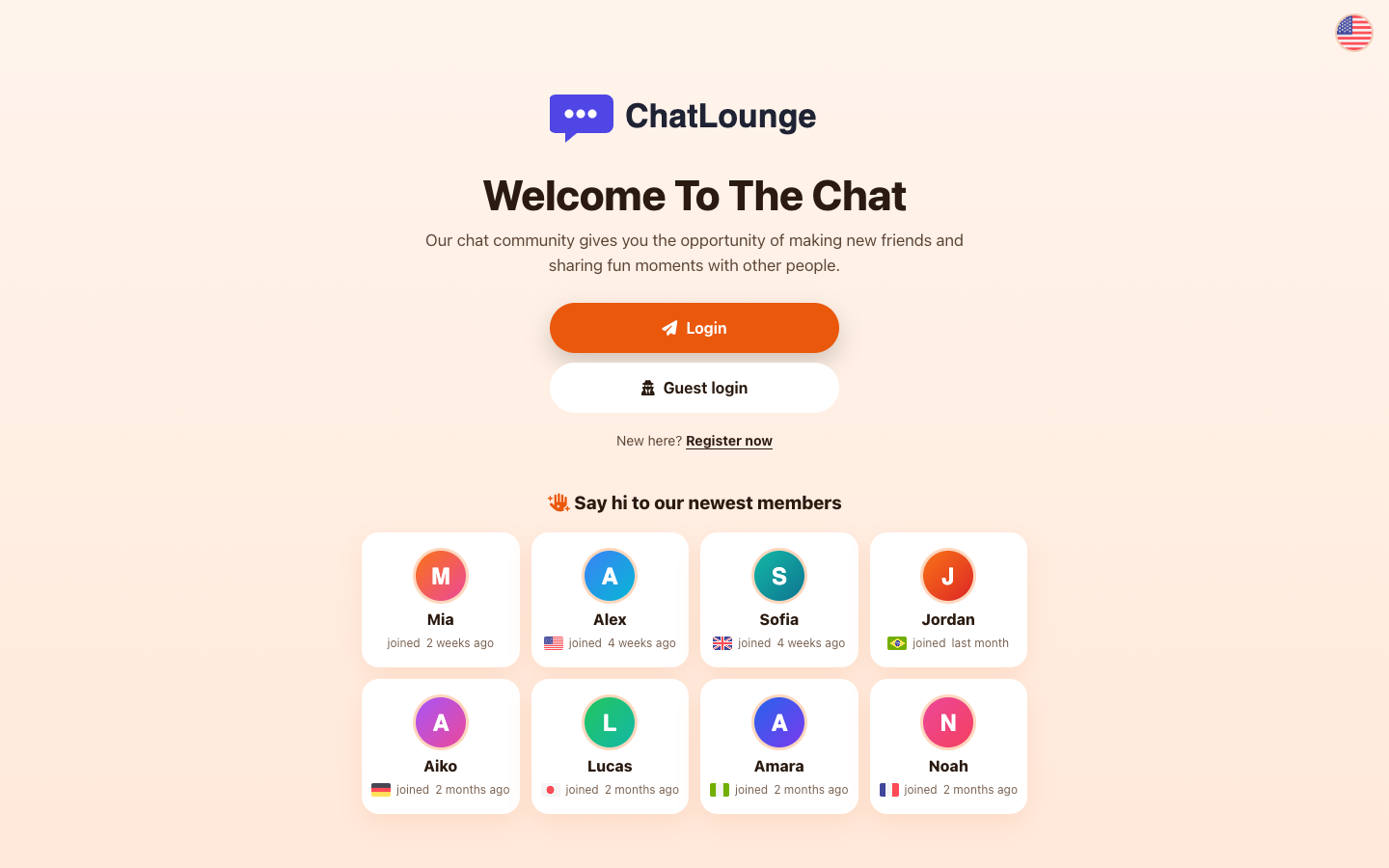 Newcomers Login
